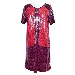 Marc by Marc Jacobs. Pink/Purple Sequin Dress. SX.